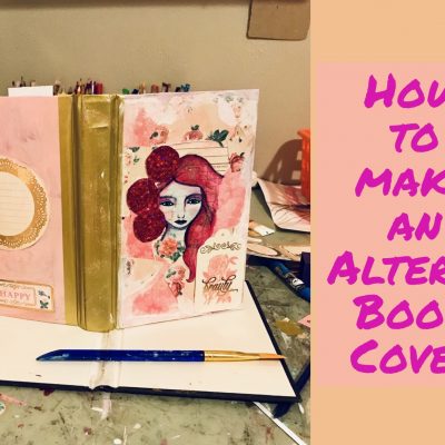 Mixed Media Altered Book Cover