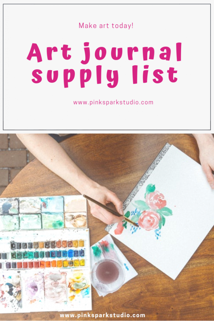 Art journal supplies list