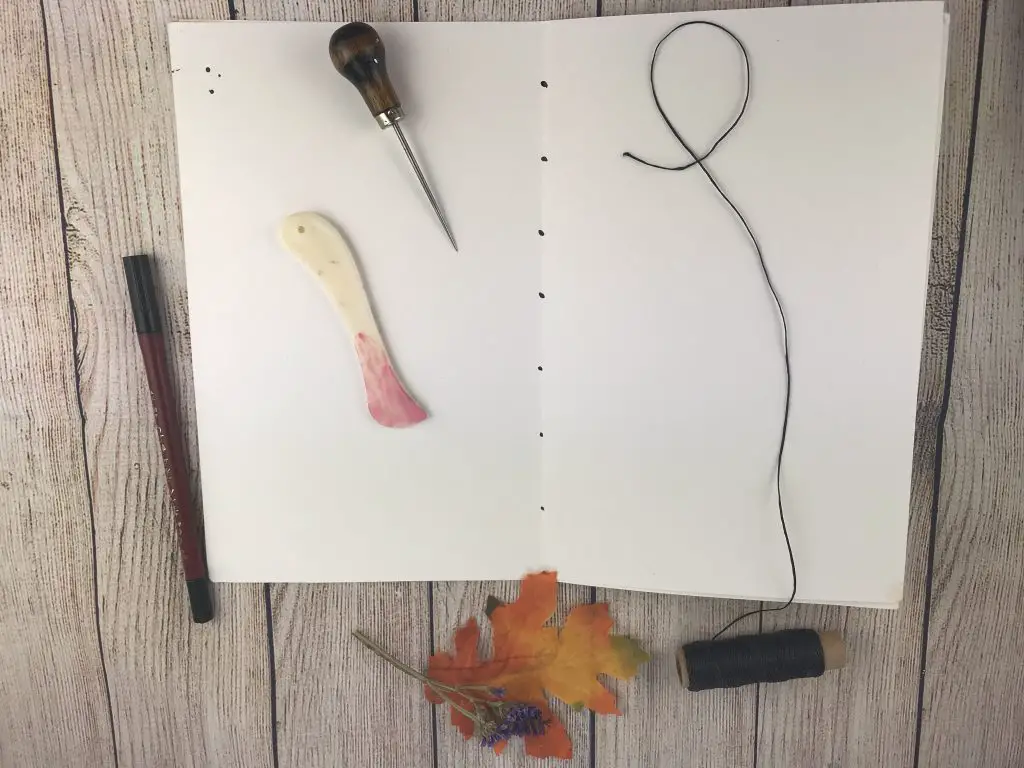 Handmade art journal signature