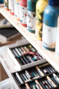 Pastels for art journal supplies