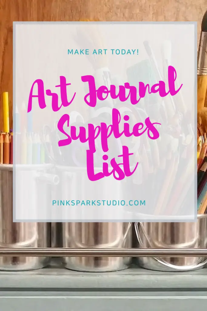 Here's Some Details on my Art Journal Supplies