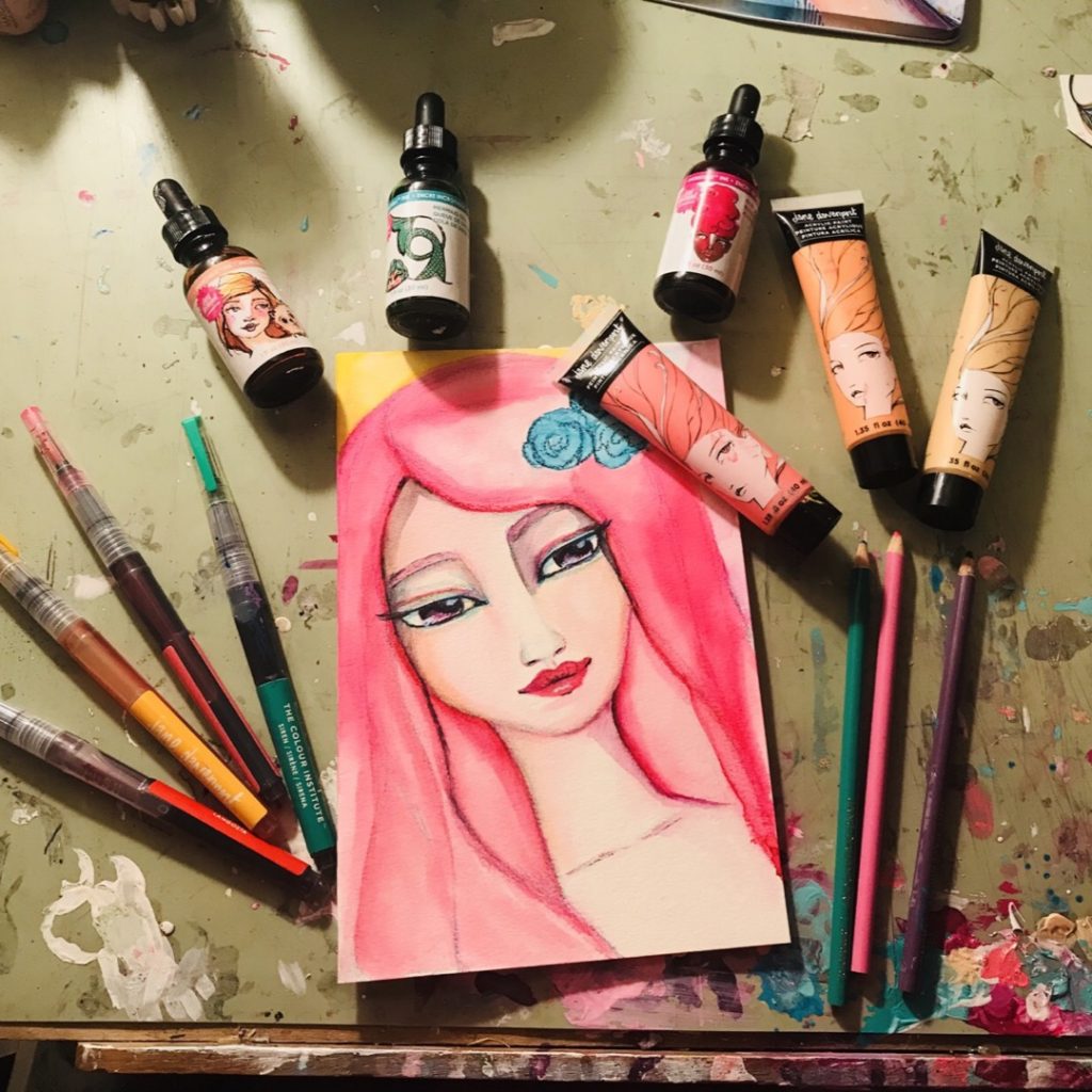 My Favorite Jane Davenport Art Supplies - Pink Spark Studio