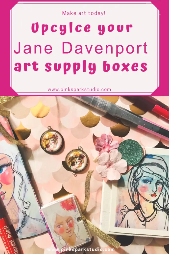 Upcycling Jane Davenport’s art supplies boxes