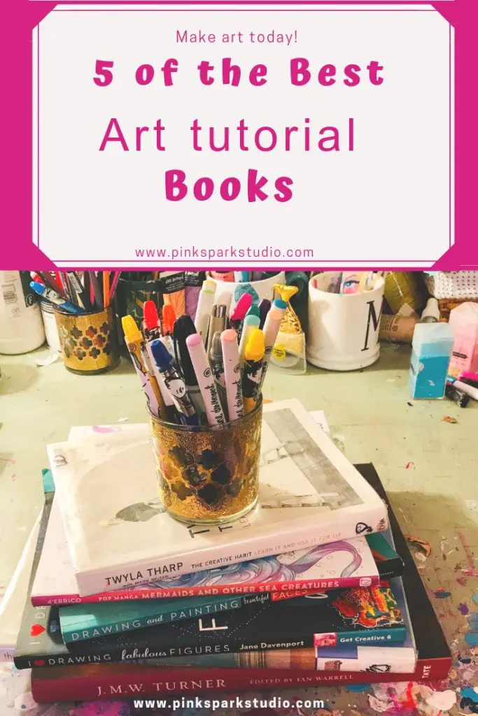 Mixed media art tutorial books