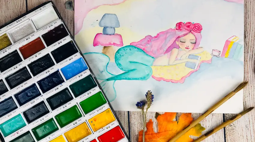 Watercolor for Beginners - Pink Spark Studio