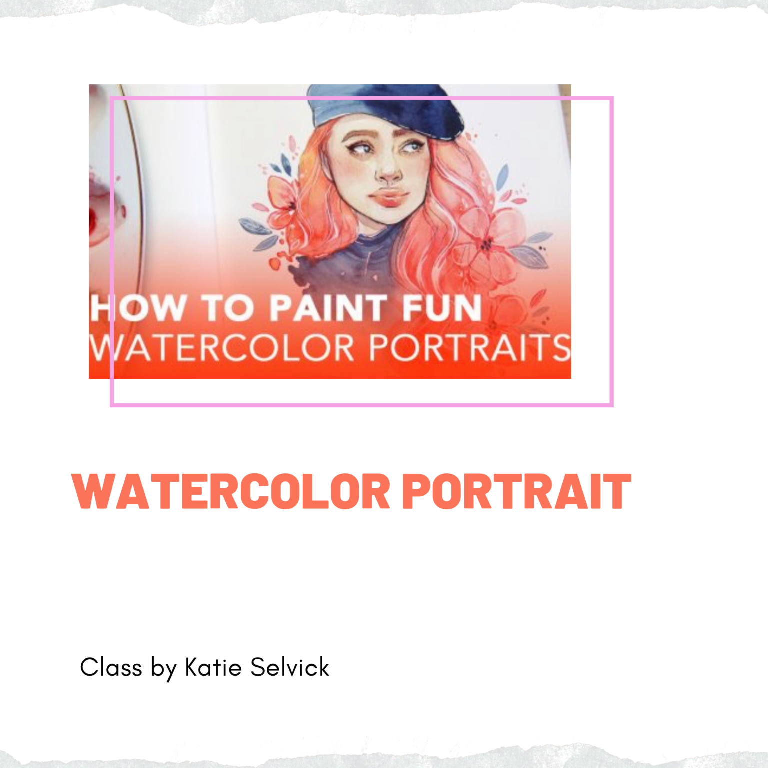 Best Online Watercolor Classes Pink Spark Studio