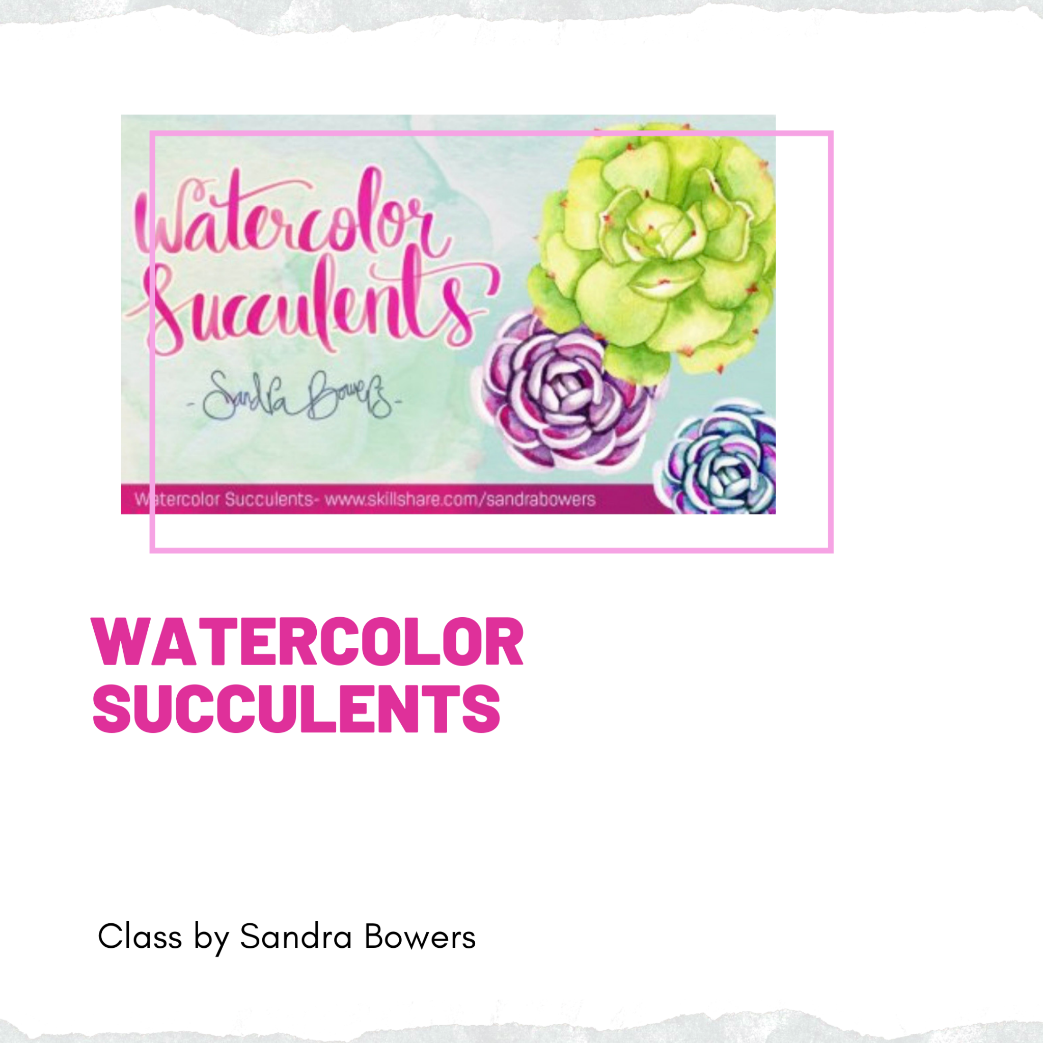 Best Online Watercolor Classes Pink Spark Studio