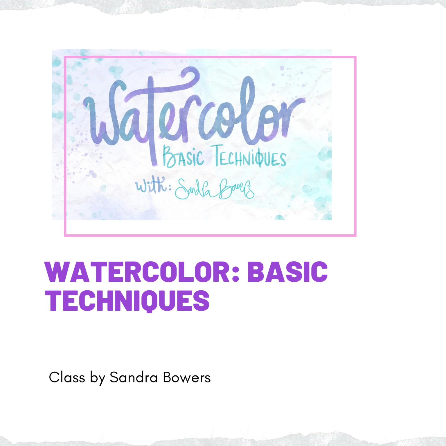 Best Online Watercolor Classes Pink Spark Studio