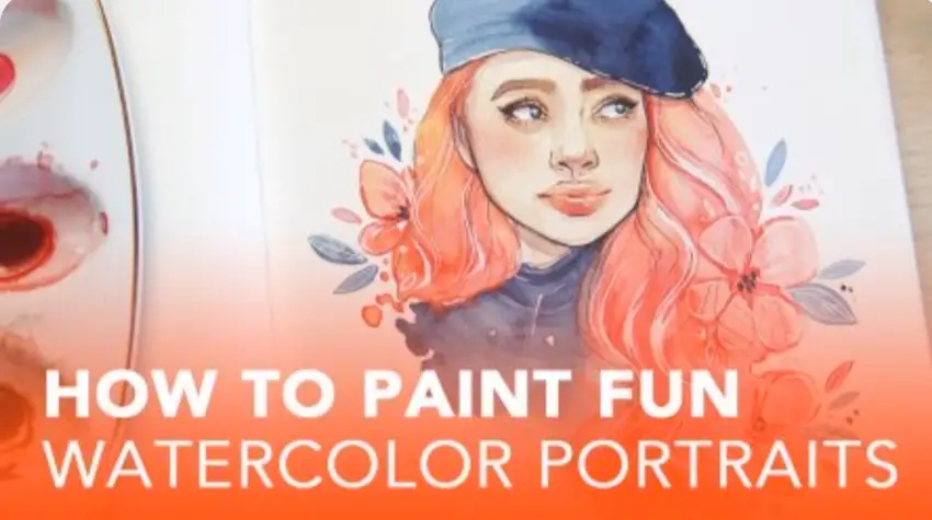 How to paint a watercolor portrait