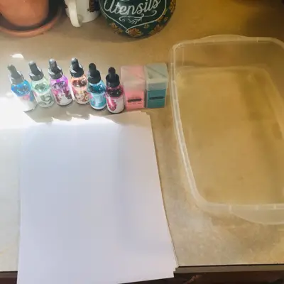 ink and water