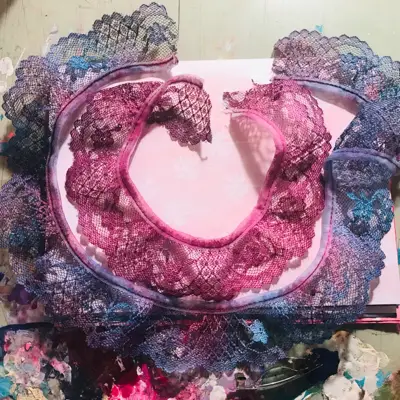 dyed lace