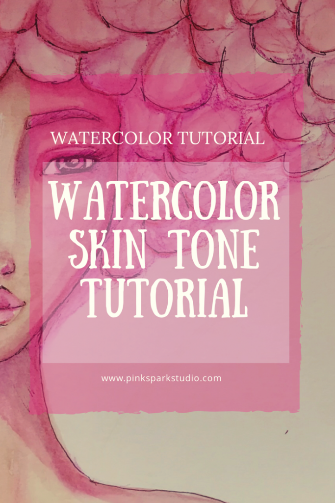 Mixing dark watercolor skin tones