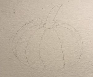 How to draw a pumpkin