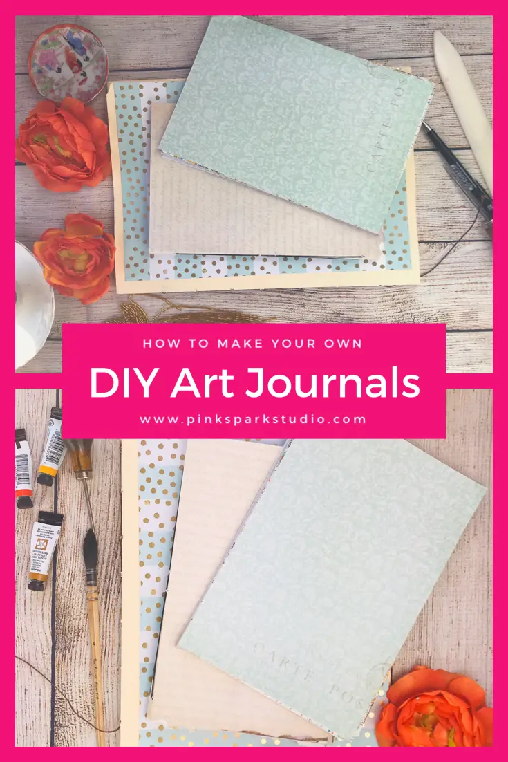 DIY Art Journals Pink Spark Studio