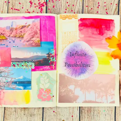 Create your own Fairytale Vision Board in your Art Journal