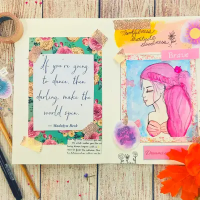 Create  a Gratitude Art Journal and Morning Pages