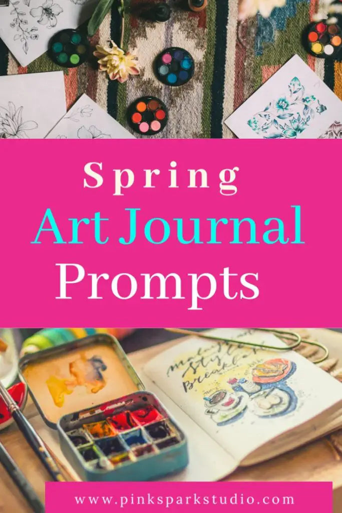 Spring art journal prompt list