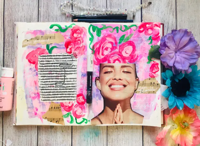 Start Art Journaling! A step-by-step tutorial!