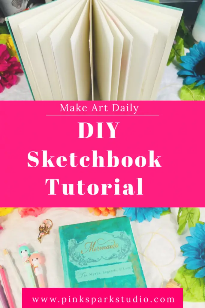 DIY Sketchbook - Pink Spark Studio