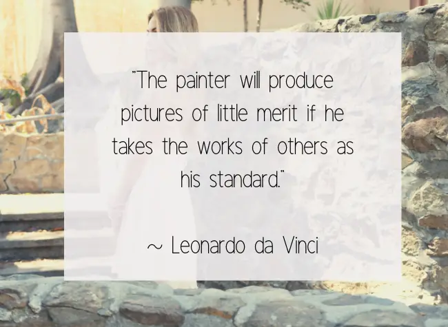 Inspirational painting quote