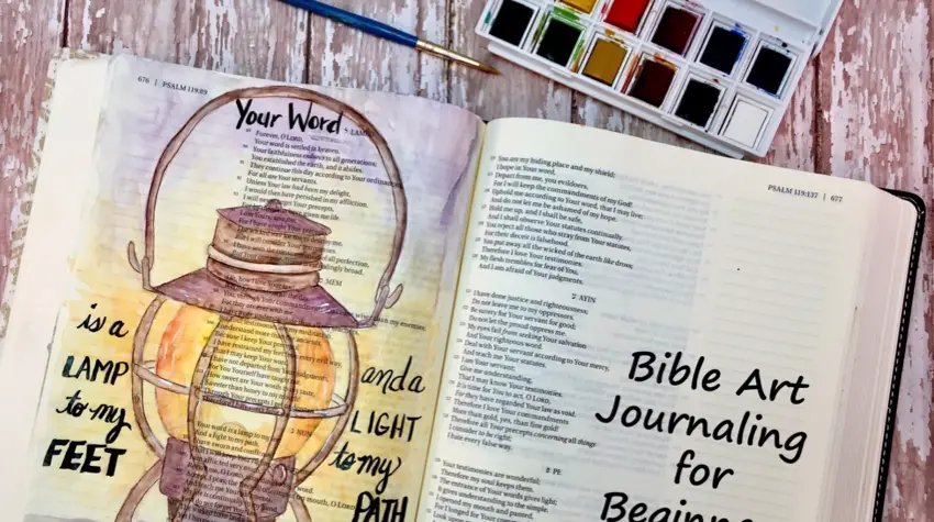 Bible journaling 