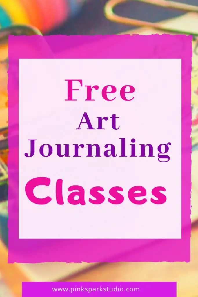 Online Art Journal Classes Pink Spark Studio