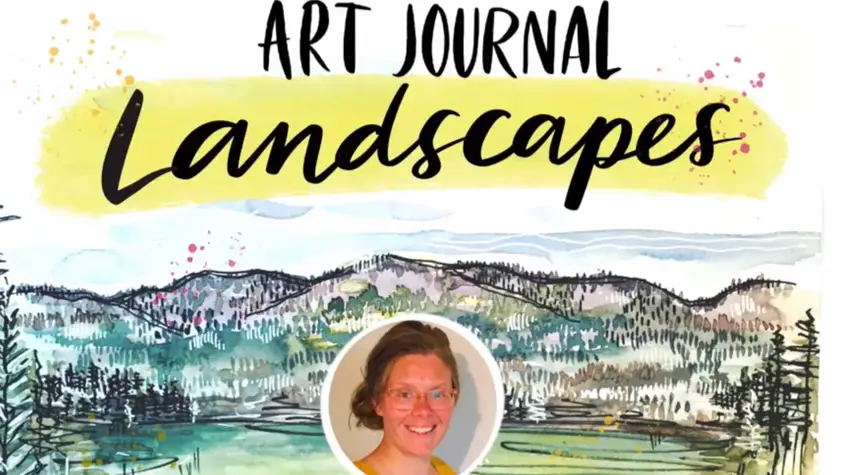 Landscape art journal class