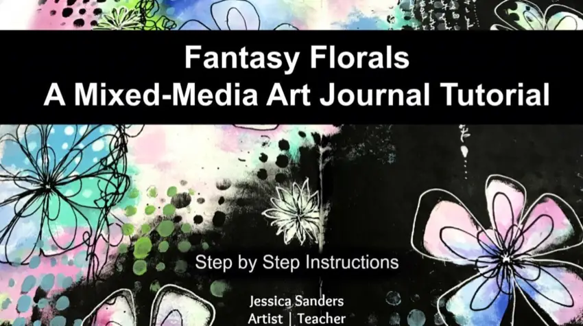 Floral art journal class 