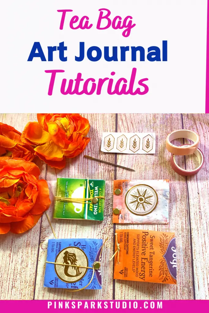 Tea bag art journal tutorial 